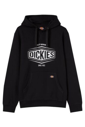 Rockfield kapucnis pulóver - Fekete
