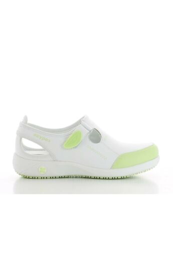 LILIA női bőrcipő- Világos zöld