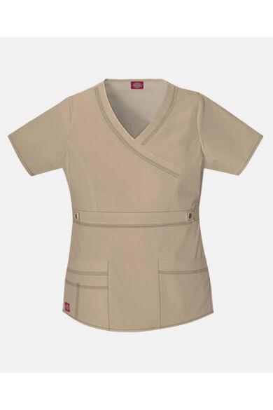 V-nyakú Női Egészségügyi Tunika  - khaki
